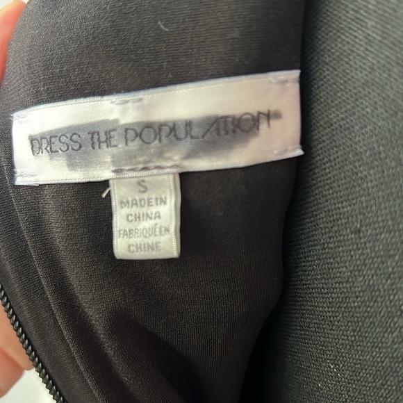 Dress the Population Zoe Sequin Mini Dress Rouge Red Size Small NWOT - Picture 12 of 14